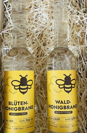Geschenkbox: Waldhonigbrand & Blütenhonigbrand